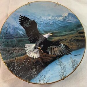 W.S. George Freedom Collector Plate Soaring Majesty Charles Fracé 84-G20-47.1